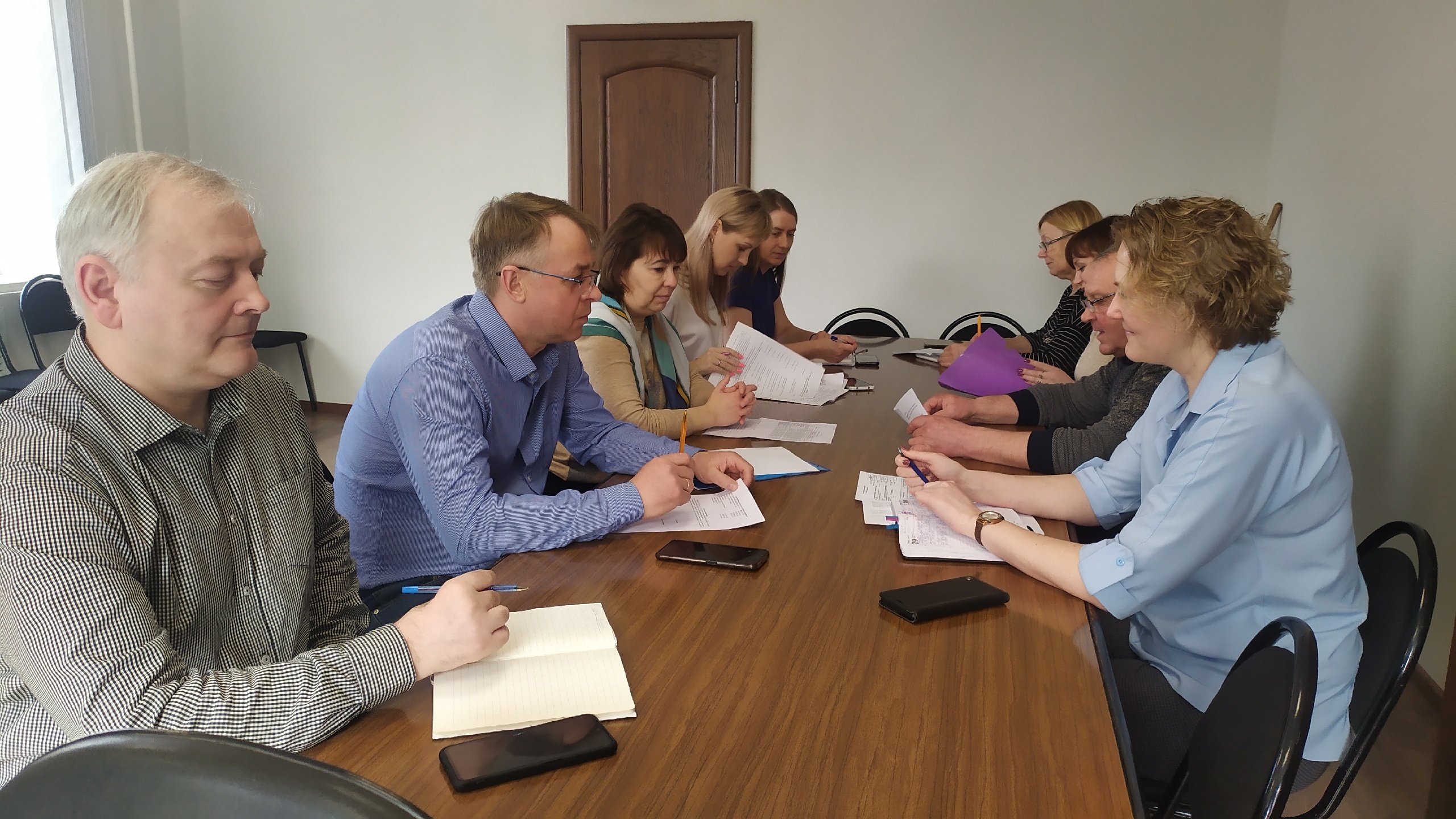 Заседание балансовой комиссии муниципального предприятия Бежаницкого района «Услуга».